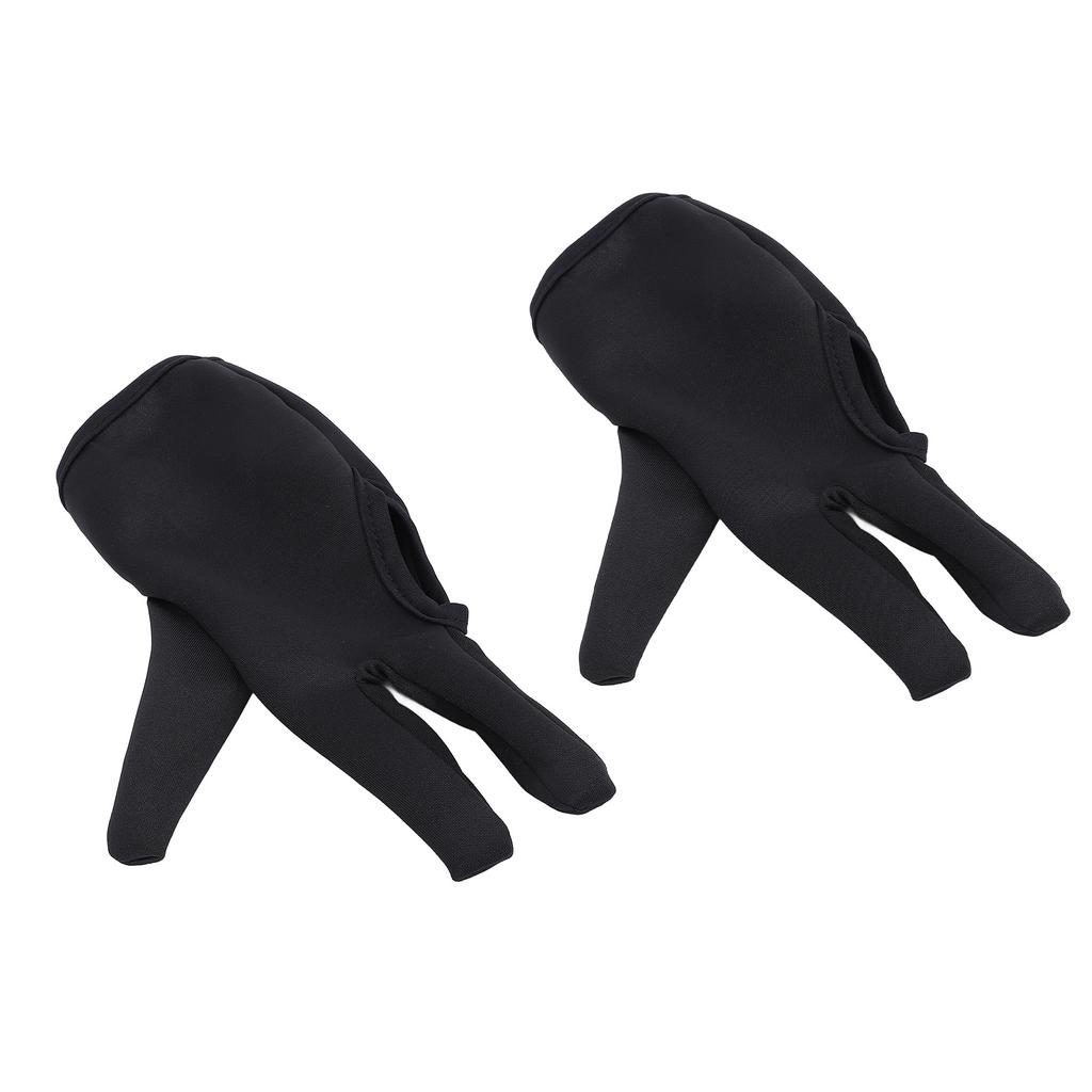1 Pair Heat Resistant Hair Gloves 3 Finger Hair Dye Gloves Professional Curling Wand Glove for Hair Styling