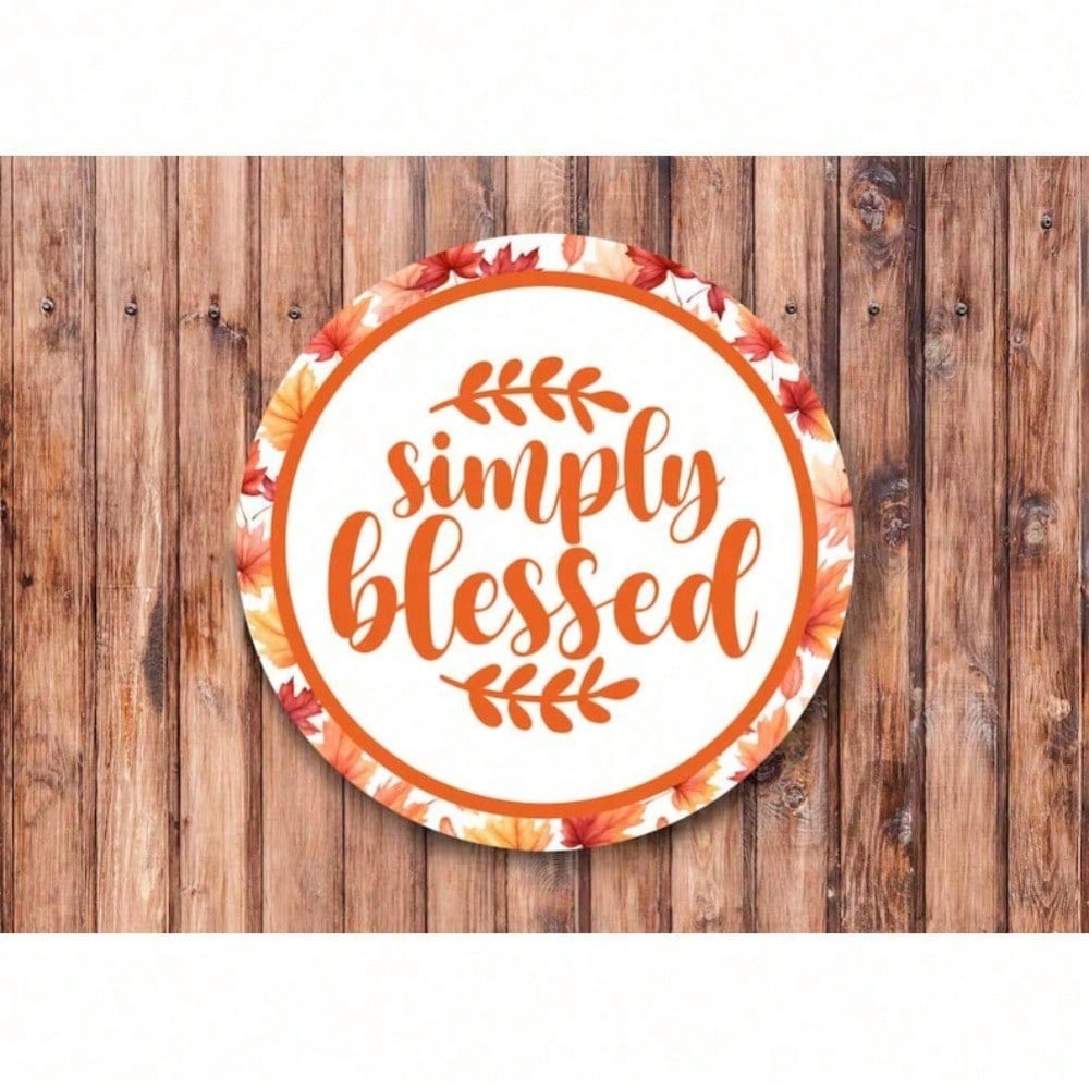 

Halloween Metal Sign Rustic Farmhouse Wall Art Home Decor Simple Wreath Tin Plate Housewarming Gift 20x20 різнокольоровий