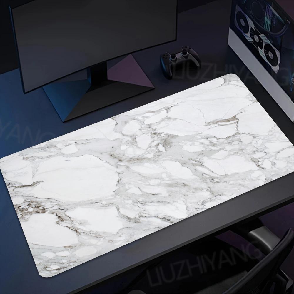 Modische Marmorstruktur Mauspads XXL Gaming-Mauspads Großer Gamer-Maus-Teppich Schreibtischmatte Tastatur Computer Büro Langes Mauspads