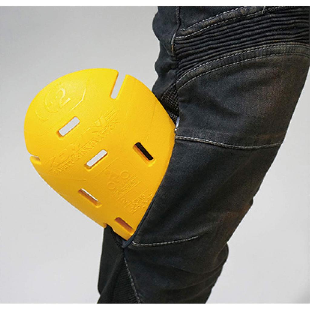 Komine Motorcycle Jeans Black L Protector for and Autumn CE Standard Level 2 Stretch Material WJ-732R Spring, Summer,