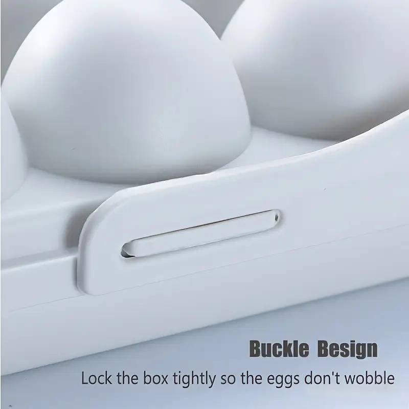 1pc Egg Storage Box Anti-Collision 12/18 Cell Egg Tray Refrigerator Preservation Flip Storage Box Household Kitchen Organization