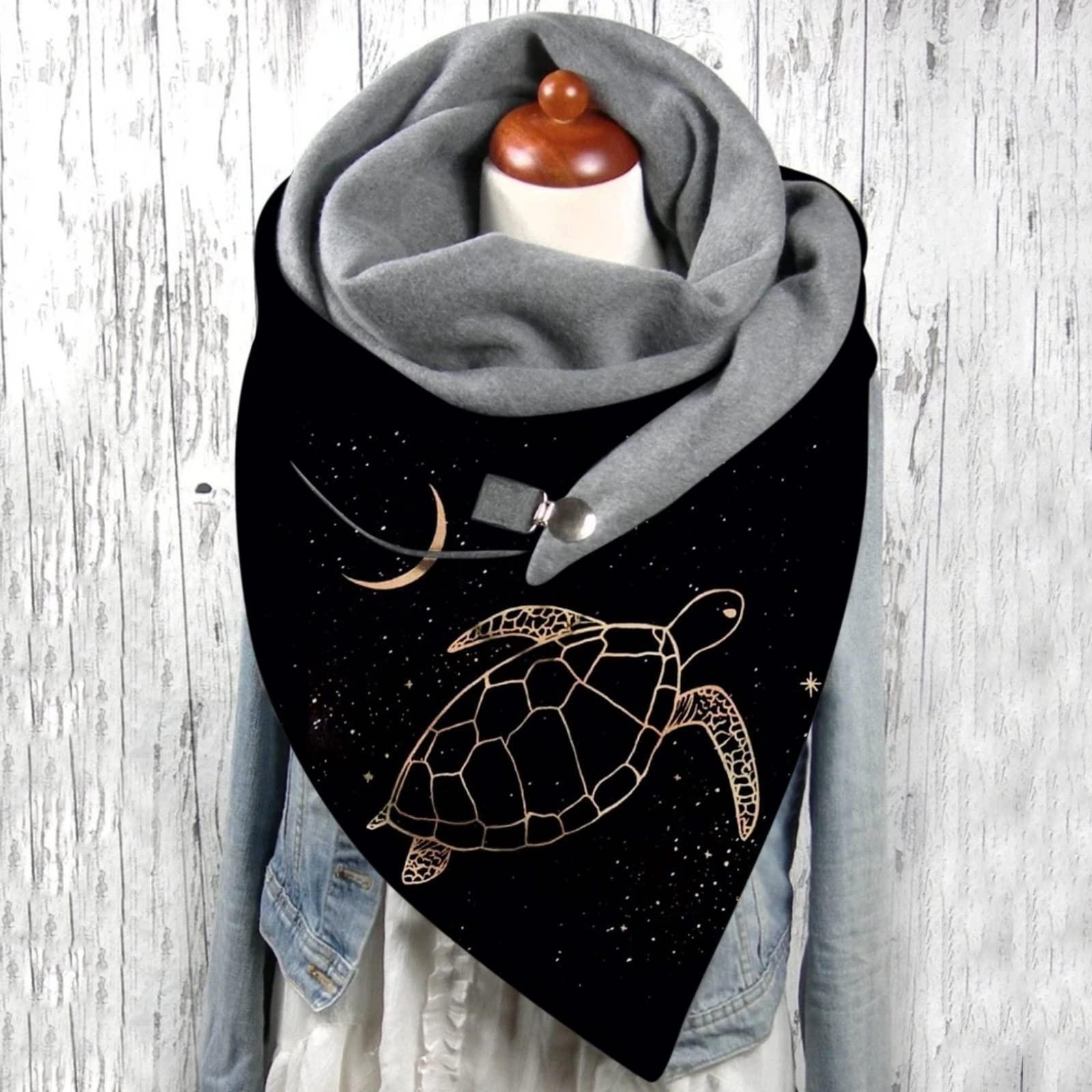 

Модный женский шарф с принтом Модный многоцелевой шарф-шаль разноцветный