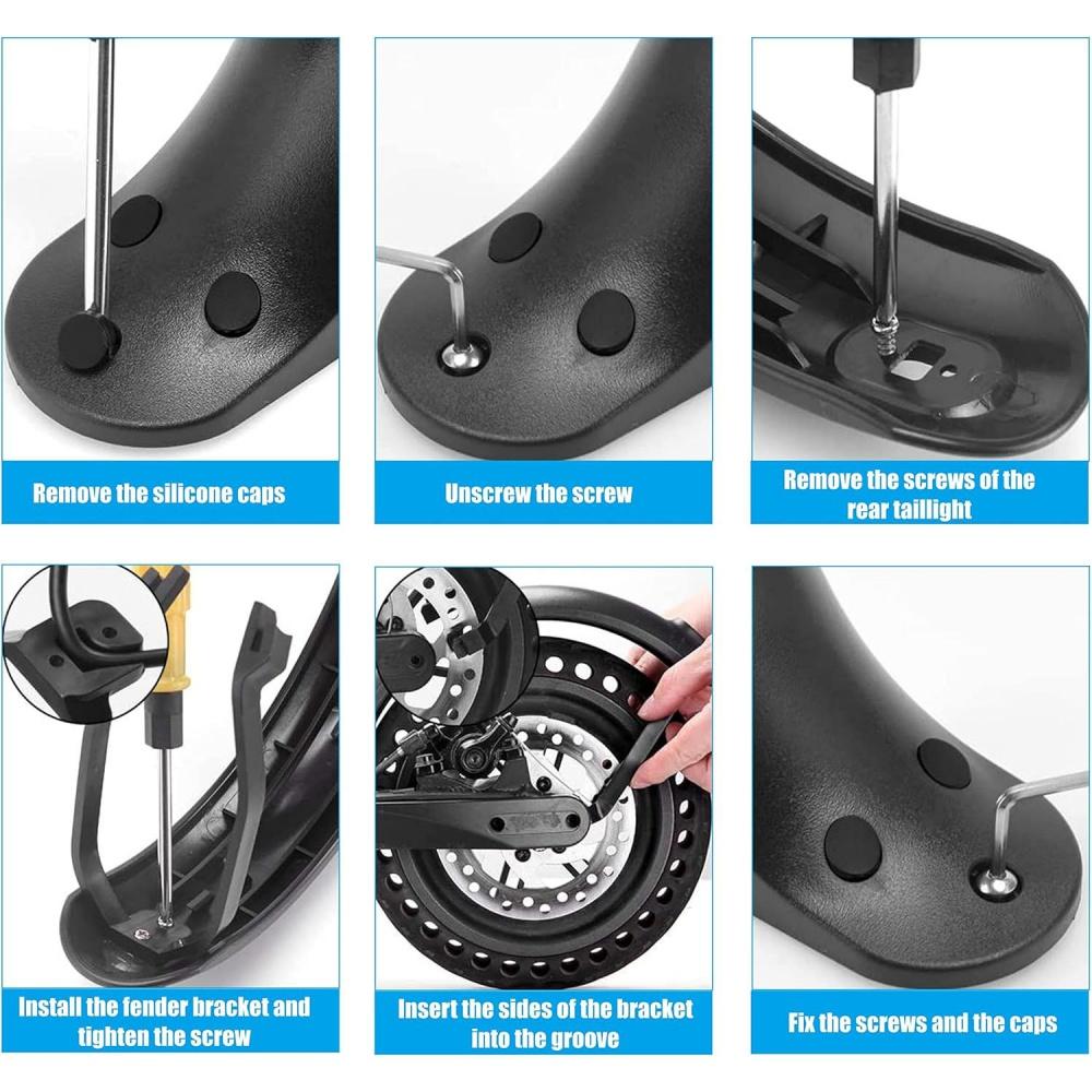 Rear Scooter Mudguard Bracket Replacement For Xiaomi 1S / M365 / Pro