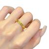 Light Luxury Couple Titanium Steel Ring Simple Valentine's Day Gift Cat Eye Plain Ring  Girls