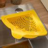 Cactus Sink Strainer Basket Kitchen Drain Filter with Wide Divider & Rotating Design Anti-Clog Anti-Odor Press Automatic Dumping Basket for Home