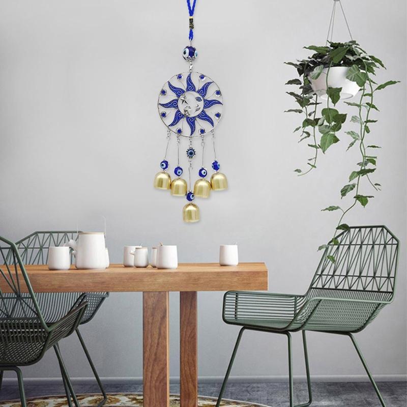 Pentru Ochi Răi Creativi Clopoțel de Vânt Clopoței de Vânt Pandantiv Lucrat Manual Decorațiuni Agățate pentru Casă Grădină Ornamente