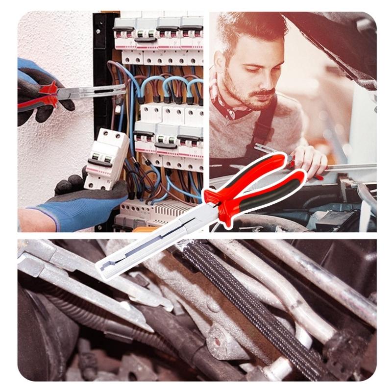 Professional Diesels Engine Repair Pliers Wide 90mm Jaw Spans and Nonslip Grip Design Spark Stop Service Tool