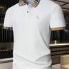 Men'S Casual Golf Shirt - "Polo" Print, Short Sleeve, Button-Up, Breathable Fabric, Perfect for Summer Outdoor Activities, Comfort Fit, Casual Attire.