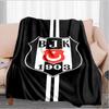 Be?ikta? Istanbul Crest Emblem Blanket Suitable for Sofas, Beds, Offices, And Camping - Perfect Gift for Halloween Christmas
