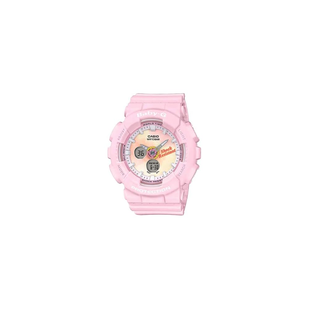 Casio Baby-G BA-120TG-4A Women s Watch Pink Analog Digital Overseas Model