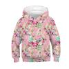Autumn 3D Cute Animal Printed Hoodies Fashionable Casual Sports Long Sleeved Children's Boy Hooded Sweatshirts