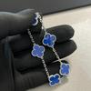 Bracciale in Giada Quadrifoglio – Eleganza Naturale, Fortuna Senza Tempo