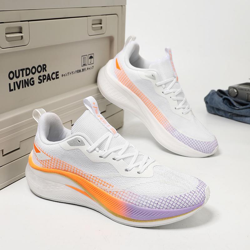 7PRO Running Shoes Men's Carbon Board Racing Shoes 6 Students Big Children Ultra-light Summer Breathable Sports Shoes Women