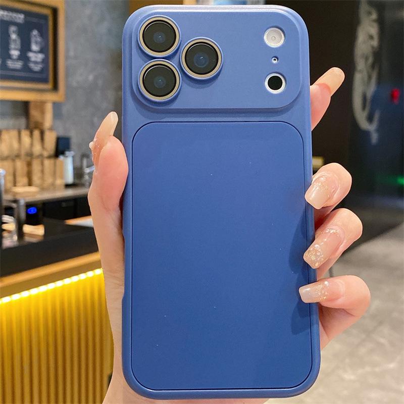

Transforms into an iPhone 17 2-in-1 phone case, compatible with Apple 13/12 Pro Max and suitable for foreign trade models 14/16. iPhone 17 Air темно-синього кольору
