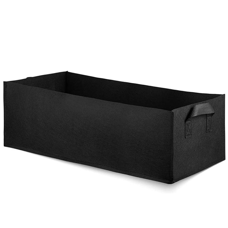 

Rectangular Garden Felt Plant Bag Vegetable Fruit Flower Cultivation Seed Growth 60cm/23.62in чёрный