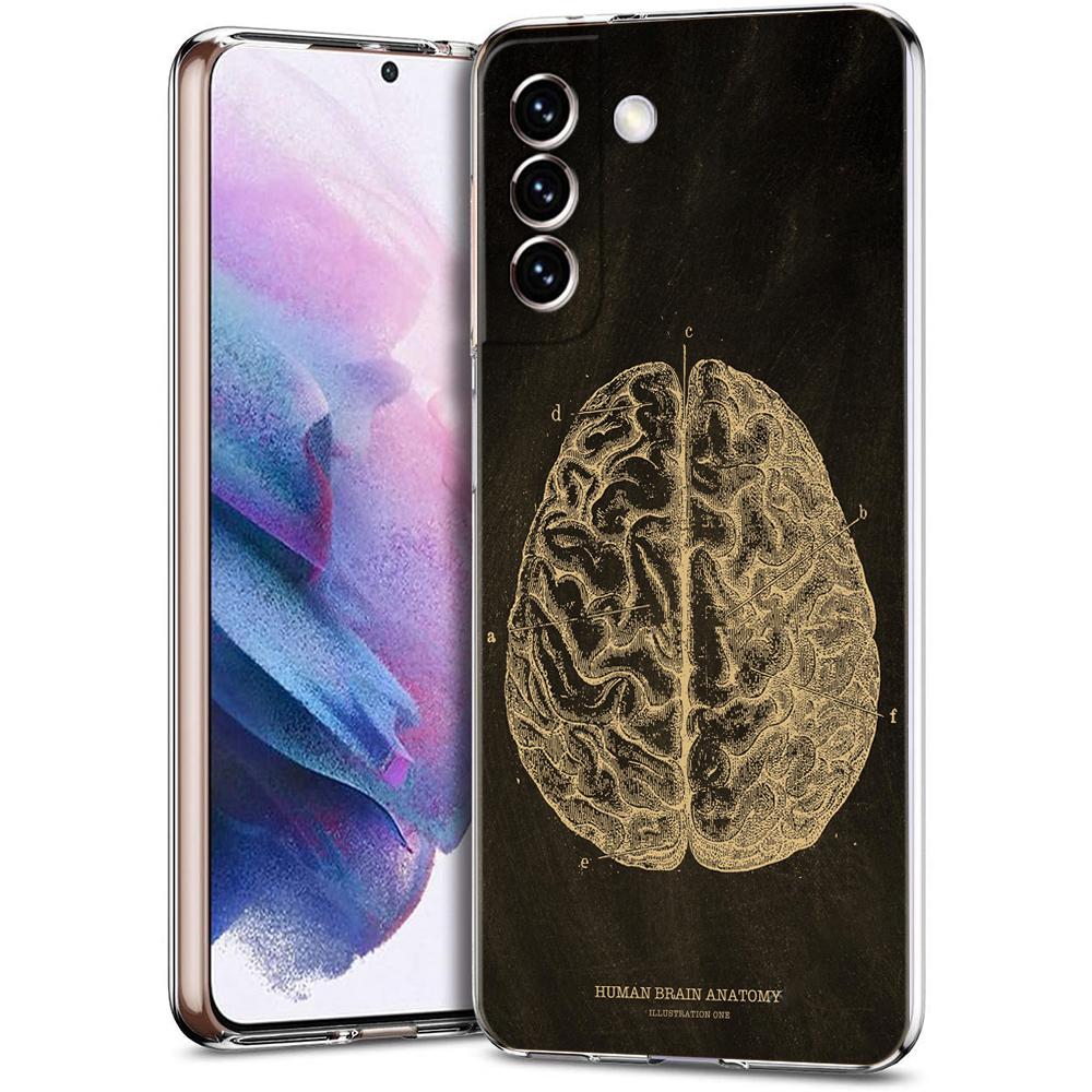 

Чехол для телефона с изображением скелета и доски для Samsung Galaxy S24 Plus S23 S22 S21 S20 FE Ultra 5G S10 S10E S9 Samsung S24 Plus