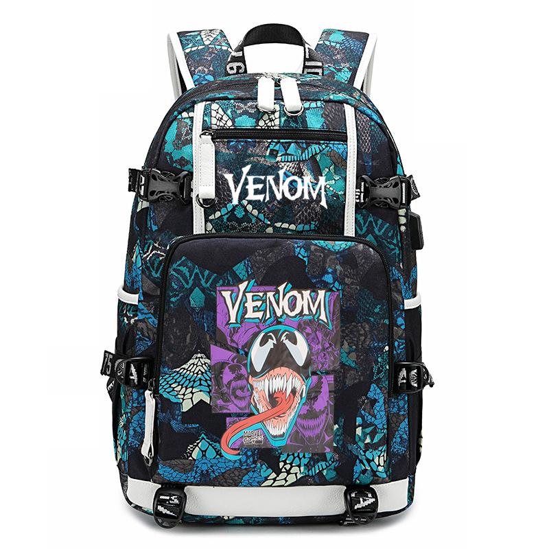 Trendy Schoolbag Printing Design Sense Casual Simple Backpack Lightweight Spine Protection Large Capacity