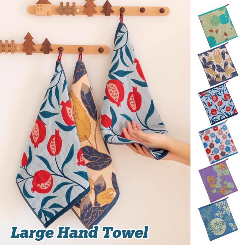 34x40cm 4Layer Cotton Towel Large Hand Towel Kitchen Gauze Pure Cotton Dish Cloth Towel Quick Dry Decorative Home Decor