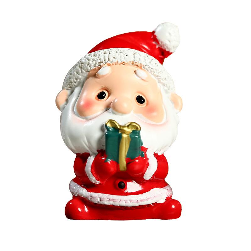 2025 New Small Christmas Decoration Desktop Ornament Santa Claus Snowman Gift for Creating Festive Atmosphere