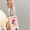 Lanyard Card Holder Mobile Phone Case Anti-fingerprint Color Frosted Cartoon Cute High-end Anti-fall Fashionable Lanyard Mobile Phone Case