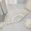 Decorative Butterfly Lace Fan Multifunctional Design Cosplay Accessory For Weddings Photography Shows