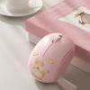 Compact Wireless Mouse with Bluetooth and USB Perfect for Women and Small Compatible with and and Perfect for Small Hands Cute, Battery-operated,