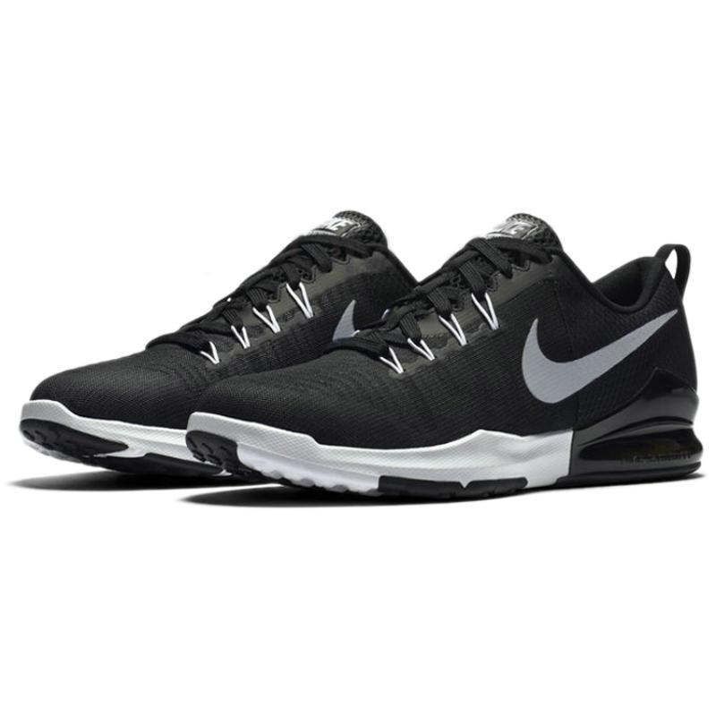 Nike Zoom Train Action Black Metallic Silver Sneakers Casual 852438-003