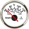 ELING New Universal 52mm Waterproof Marine Auto Water Temp Gauge Temperature Meter 40-120℃ With Red Backlight for Car Boat Truck