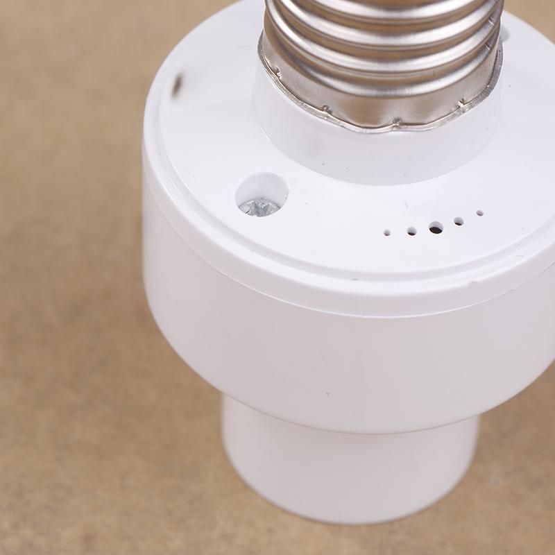 E27 Radar Induction Lamp Holder White Ceiling Light Lamp Bulb Fixing Base Stand Light Bulb Holder Lamp Socket For Home
