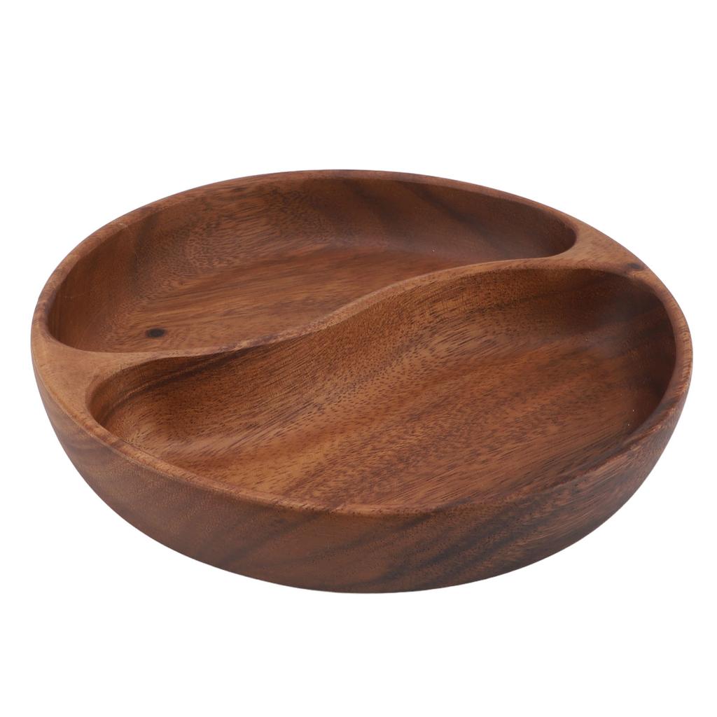 Wooden Snack Plate Eco Friendly Wood Dried Fruit Tray Multipurpose Serving Platters for Salad Dessert Nut for Home Outdoor