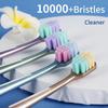 New Oral Health Care Tongue Coating Toothbrush Soft Hair Detachable Travel Convenient Net Scraper Toothbrush Of Family Suit