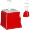 Ketchup Dispenser with Pump 25 L Red Hendi 203521
