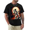 Astronaut Playing Guitar TShirt Vintage Oversized Designer T Shirt Men