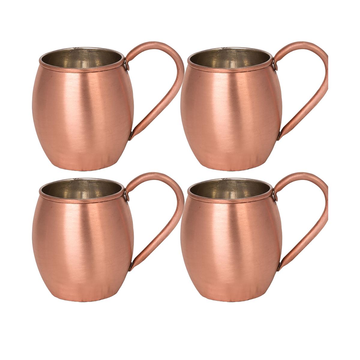 

Turna Bakır Moscow Mule Cup Flat 500 мл, набор из 4 скотчей Turna0493-44