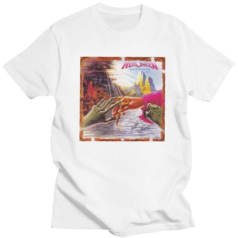 

Custom Helloween Keeper Of The Seven Keys Part Tshirts for Men Short Sleeves Leisure T Shirt Slim Fit Pure Cotton Tees Gift -... S разноцветный