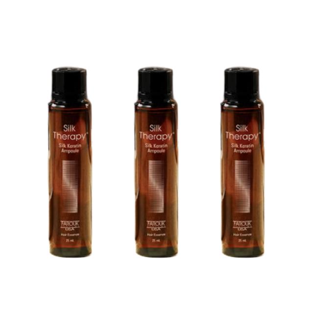 Silk Therapy Silk Keratin Line — No-Wash Treatment 60ml / Ampoule Essence 25ml / Ampoule Hair Pack 150ml (10 Options)