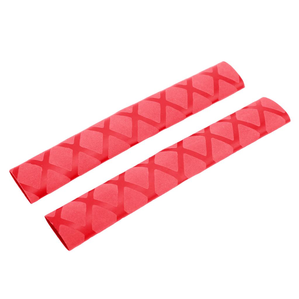 1 Pair Drumstick Grip Drum Stick Mallet Cover Non Slip Polyethylene Instrument Accessory Red