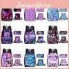 Kpop Demon Hunters School Backpack Set With Oxford Fabric And Air Cushion Straps For Students