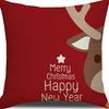 Federa Cuscino con Stampa Natalizia Decorazione Soggiorno Casa Babbo Natale Abbraccio Nuovo Divano Cuscino di Natale