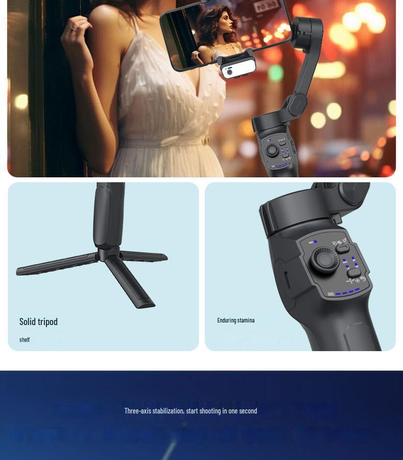 L9Lite Drei-Achsen Handy-Stabilisator für flüssige Fotografie