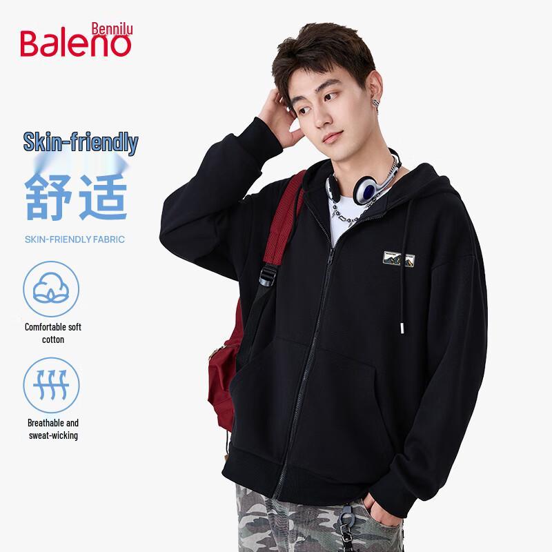 

Baleno Men s 2025 Casual Sport Zippered Hooded Jacket 5XL