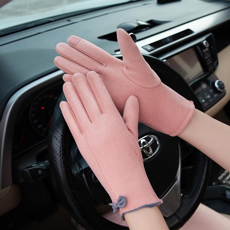 

Touch screen winter warm German velvet gloves High Quality Durable Construction Stylish Design Practical Function Practical Daily Use (Similar color and style) Mixed hair розовый