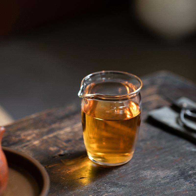 Japanese Style Glass Tea Pitcher Fair Cup Kung Fu Tea Set Heat Resistant Justice Cup Household Tea Maker Divide TeaCups new