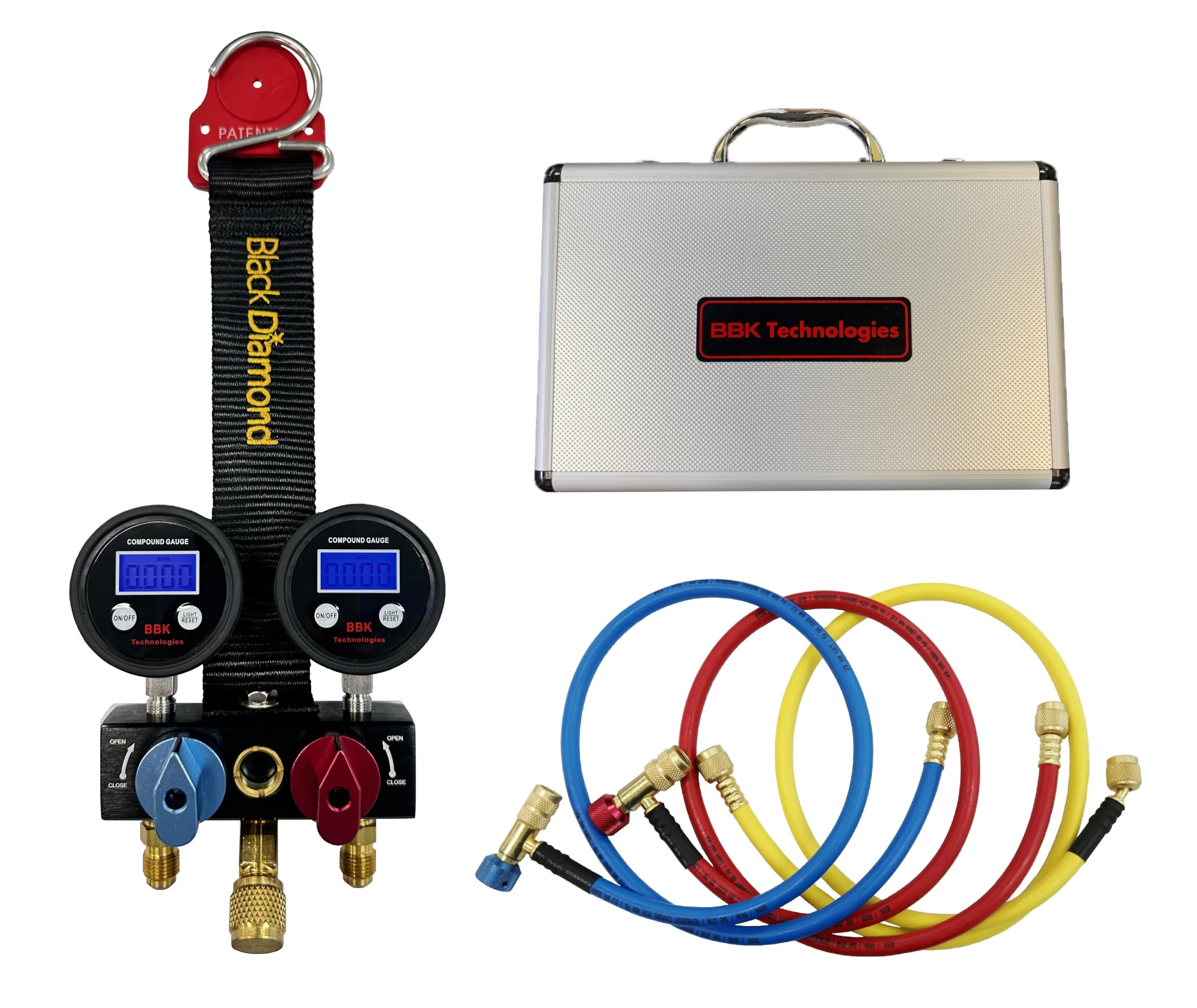 

BBK Double Digital Mini Manifold Set with Sight Glass DSGM-SE чорний