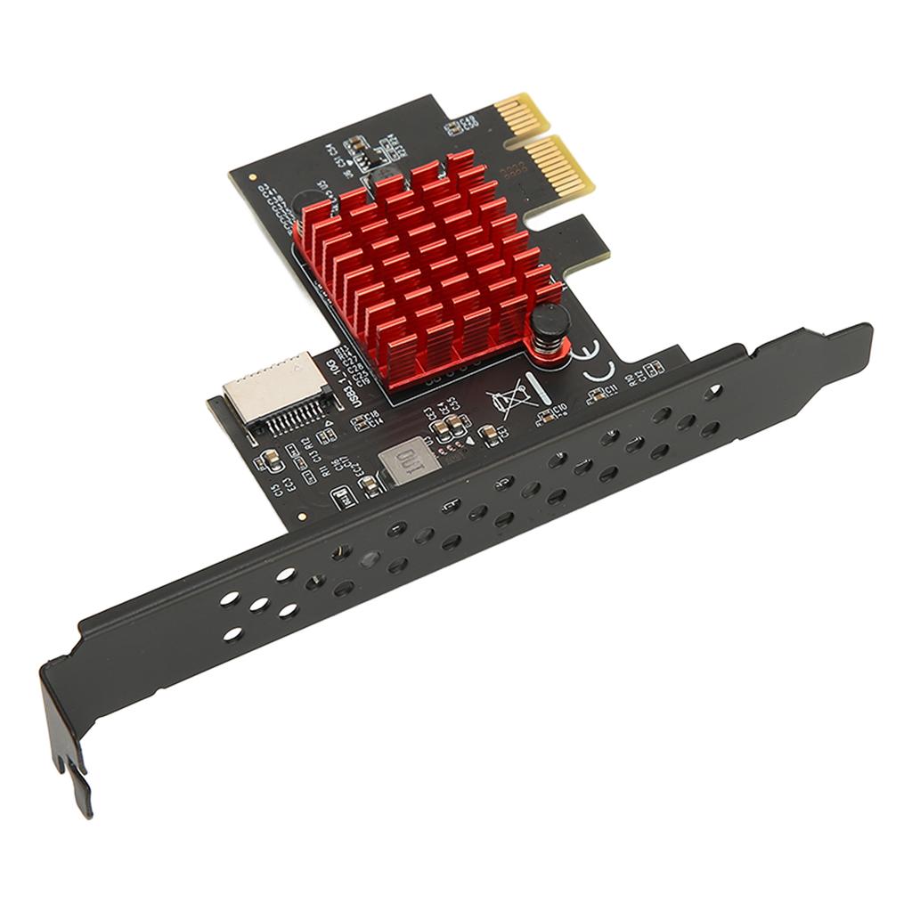 USB3.2 GEN2 Front TYPE E Expansion Card 10Gbps Support KEY A TYPE E PCIE 3.0 2X Interface Expansion Card for Win8 for