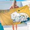 Popular cute character J-joke B-bear Beach Towel Colorful Bath Towels for Girl Microfiber Quick Dry Custom Sand Free Beach