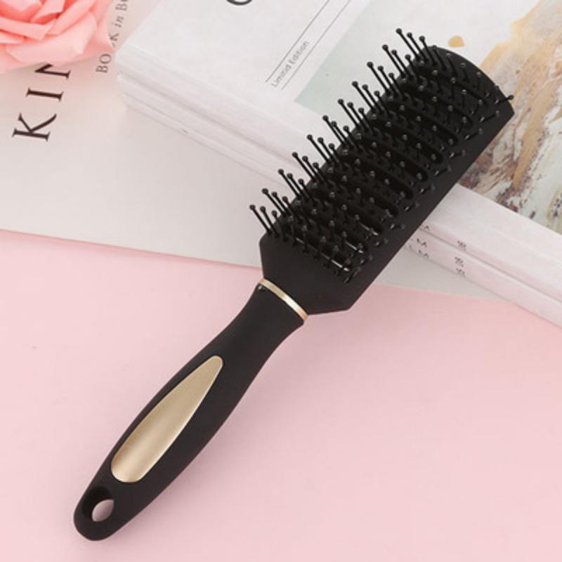 Hair Styling Comb - 2-in-1 Teasing & Curling Blow Dry Brush for Men's Pompadour & Women's Volumizing, Root Lift & Smoothing Home Salon Tool
