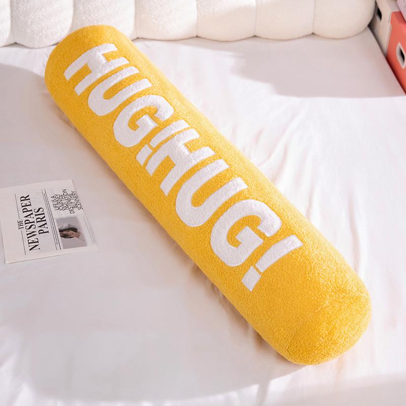 Long Cylindrical Stylish Plush Toy Embroidery Side Sleepers Girl Gift Dolls