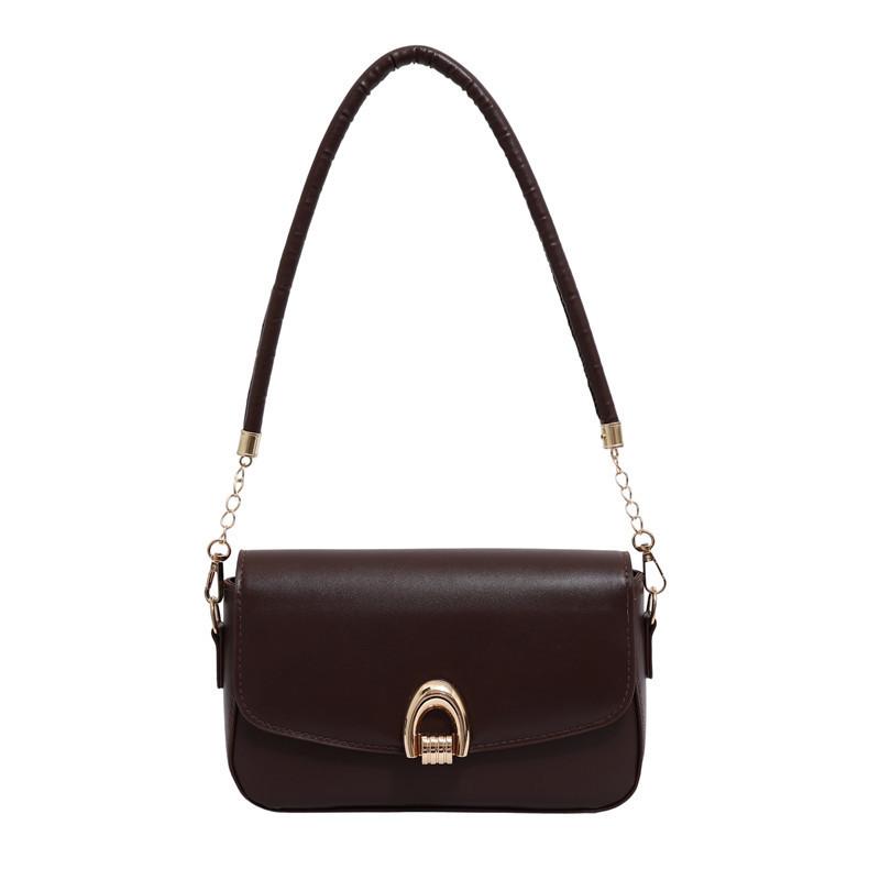 Textured Women's Messenger Bag 2025 New Retro Underarm Shoulder Bag Trendy Fashion Trend Commuter Small Square Bag