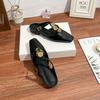 French Semi-drag Sandals Women's Rear Empty T-band French Flat-soled Muller Shoes Bag Head Fashion French Soft Leather Single Shoes Women